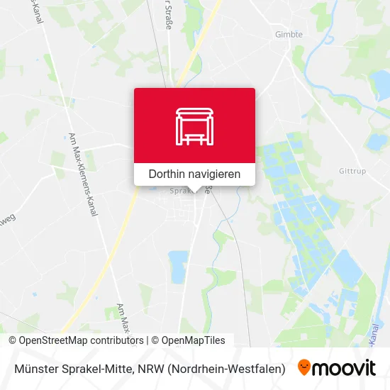 Münster Sprakel-Mitte Karte