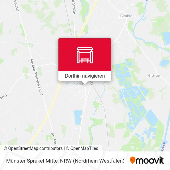 Münster Sprakel-Mitte Karte