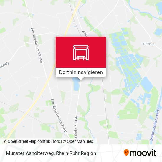 Münster Ashölterweg Karte