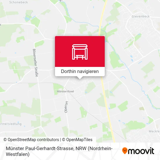 Münster Paul-Gerhardt-Strasse Karte