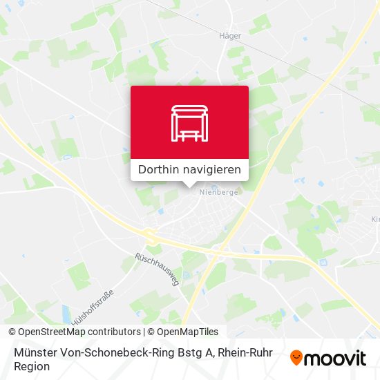Münster Von-Schonebeck-Ring Bstg A Karte