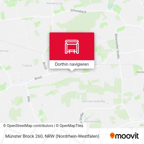 Münster Brock 260 Karte