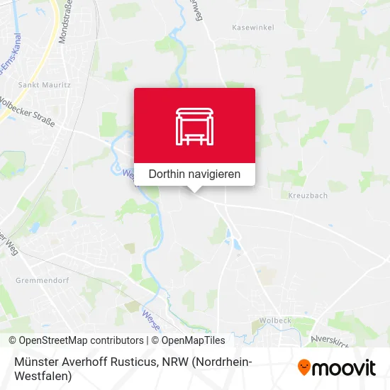 Münster Averhoff Rusticus Karte