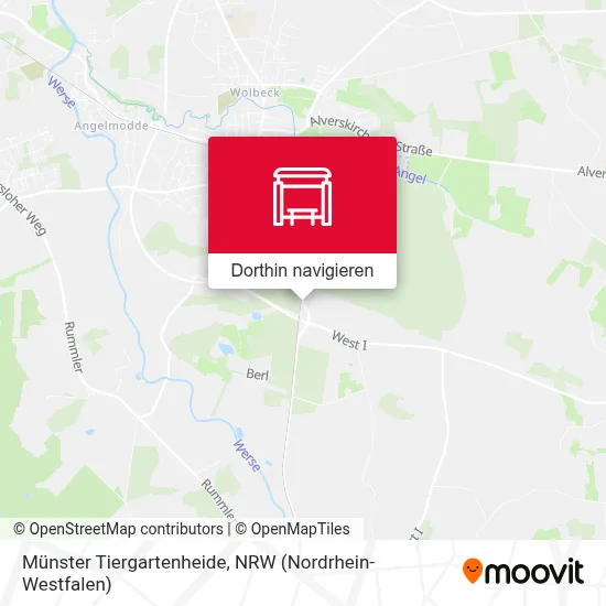 Münster Tiergartenheide Karte