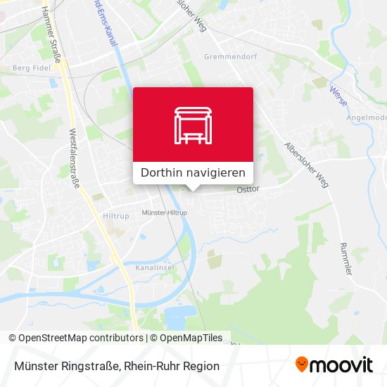 Münster Ringstraße Karte