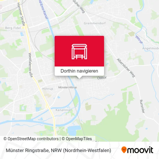 Münster Ringstraße Karte