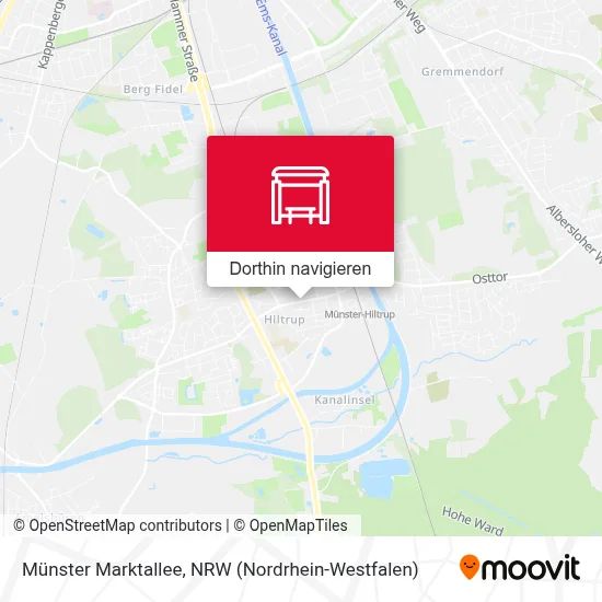 Münster Marktallee Karte