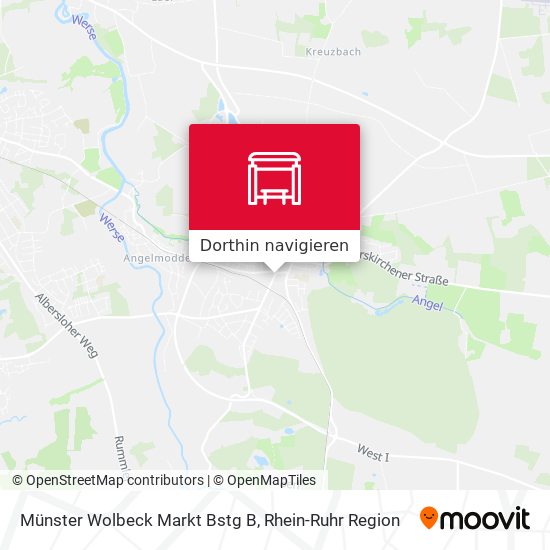 Münster Wolbeck Markt Bstg B Karte