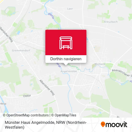 Münster Haus Angelmodde Karte