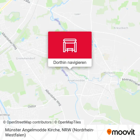 Münster Angelmodde Kirche Karte