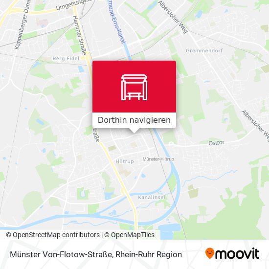 Münster Von-Flotow-Straße Karte