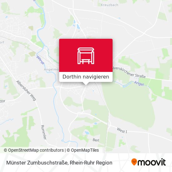 Münster Zumbuschstraße Karte