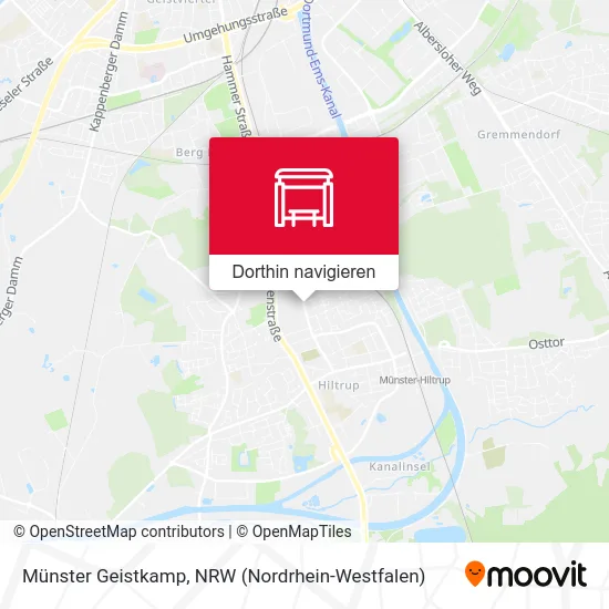 Münster Geistkamp Karte