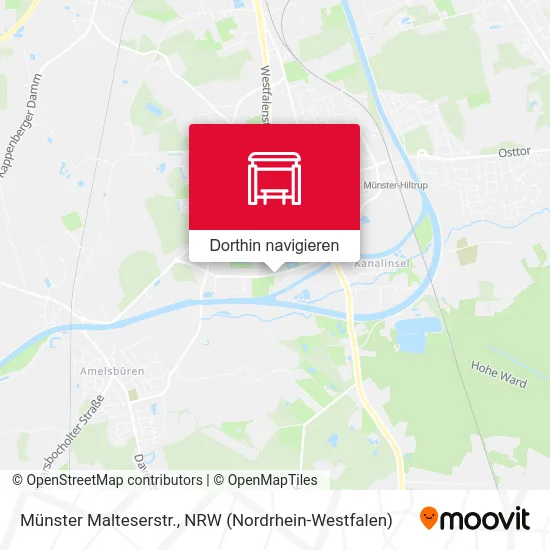Münster Malteserstr. Karte