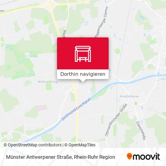 Münster Antwerpener Straße Karte