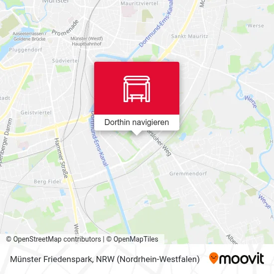 Münster Friedenspark Karte
