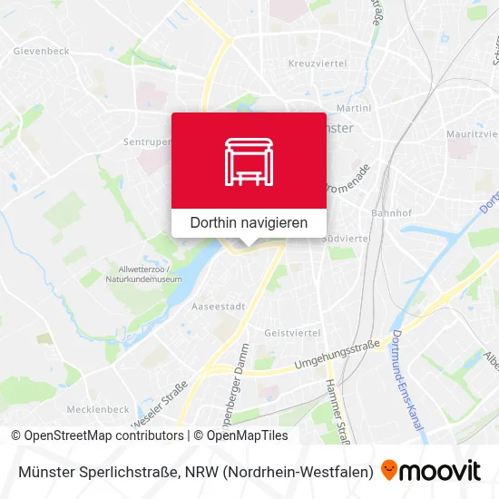 Münster Sperlichstraße Karte