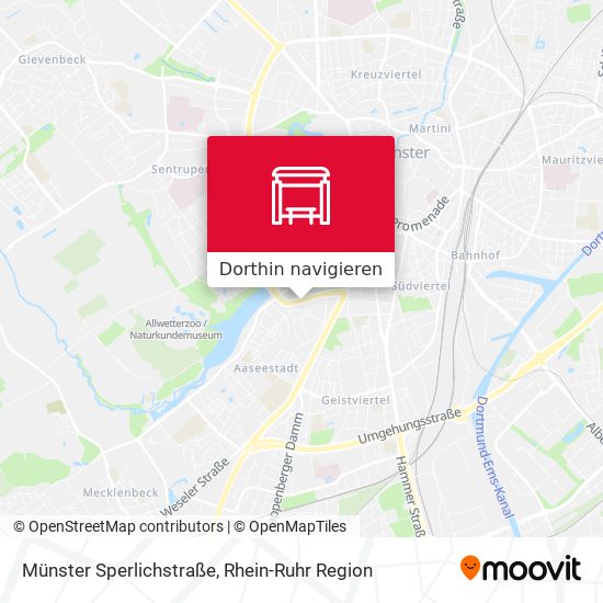 Münster Sperlichstraße Karte