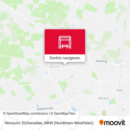 Wessum, Eichenallee Karte