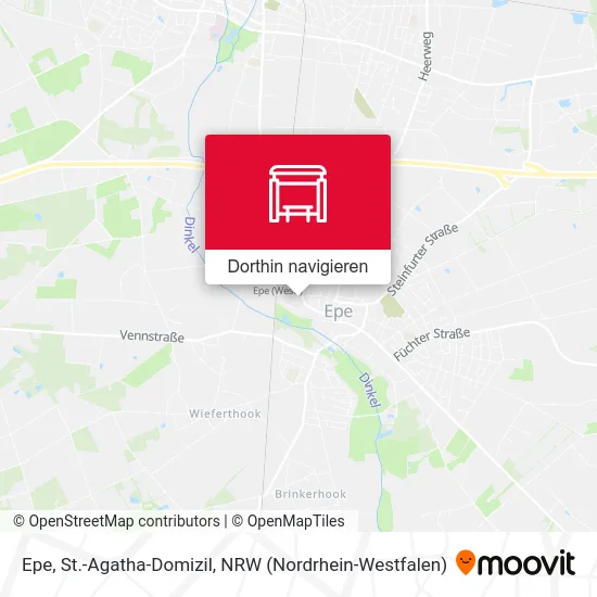 Epe, St.-Agatha-Domizil Karte