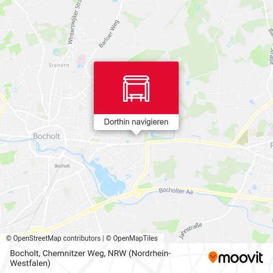 Bocholt, Chemnitzer Weg Karte