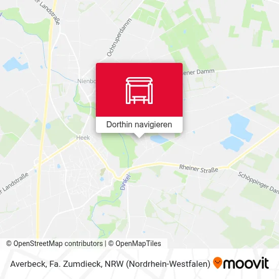 Averbeck, Fa. Zumdieck Karte