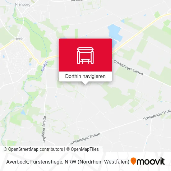 Averbeck, Fürstenstiege Karte