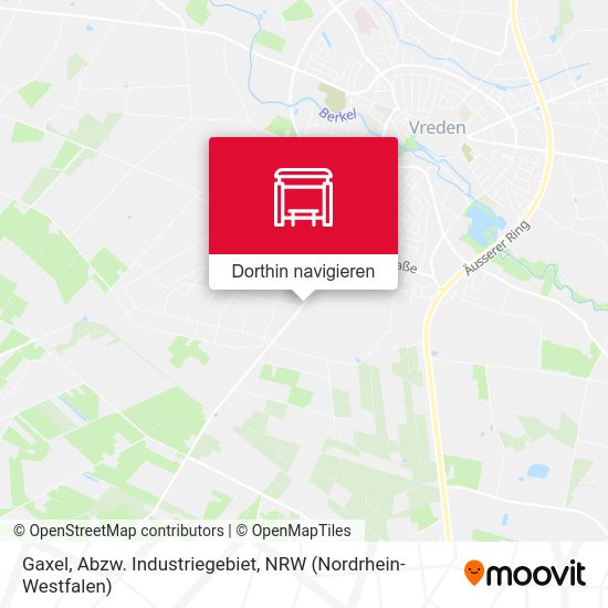 Gaxel, Abzw. Industriegebiet Karte