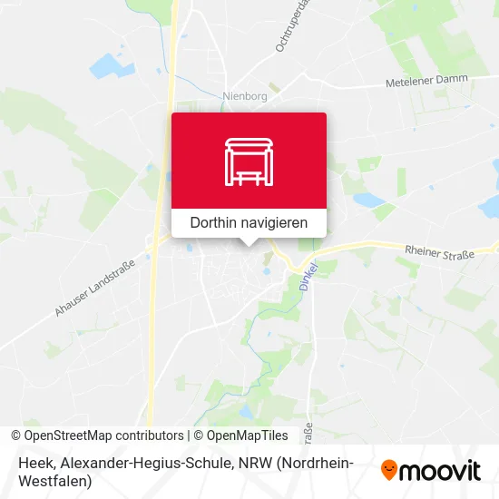 Heek, Alexander-Hegius-Schule Karte