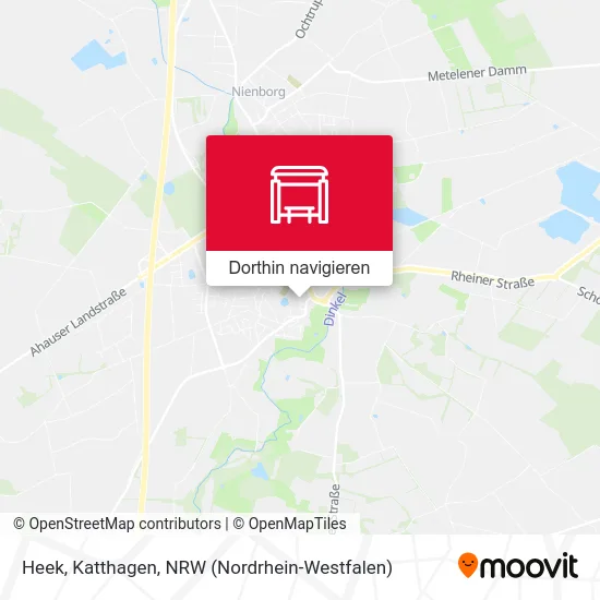 Heek, Katthagen Karte