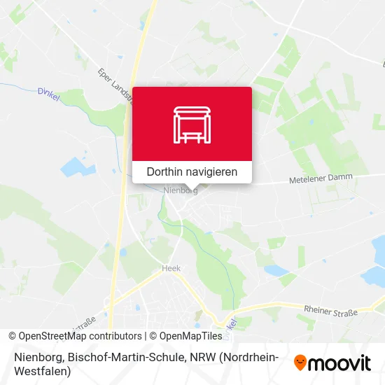 Nienborg, Bischof-Martin-Schule Karte