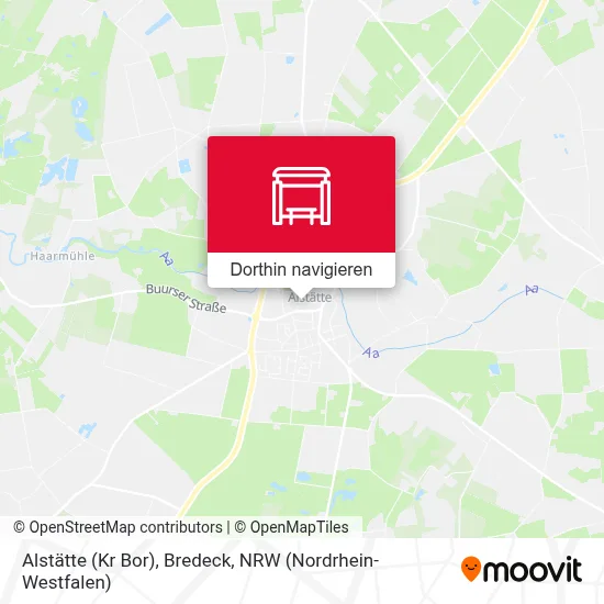 Alstätte (Kr Bor), Bredeck Karte