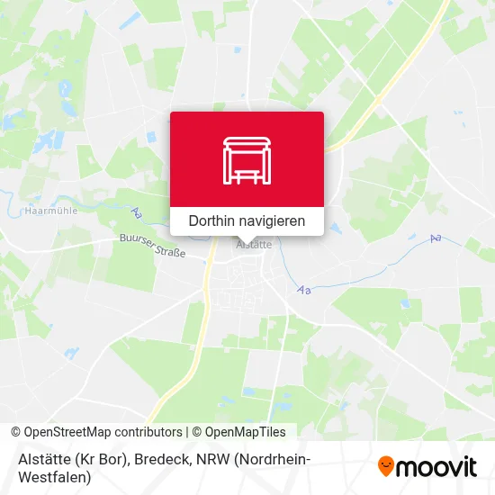 Alstätte (Kr Bor), Bredeck Karte