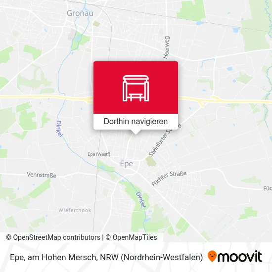 Epe, am Hohen Mersch Karte