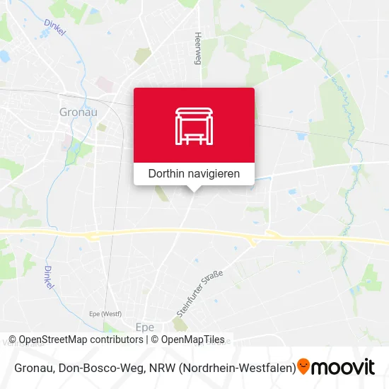 Gronau, Don-Bosco-Weg Karte