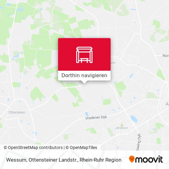 Wessum, Ottensteiner Landstr. Karte