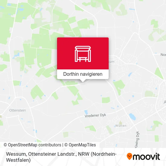 Wessum, Ottensteiner Landstr. Karte