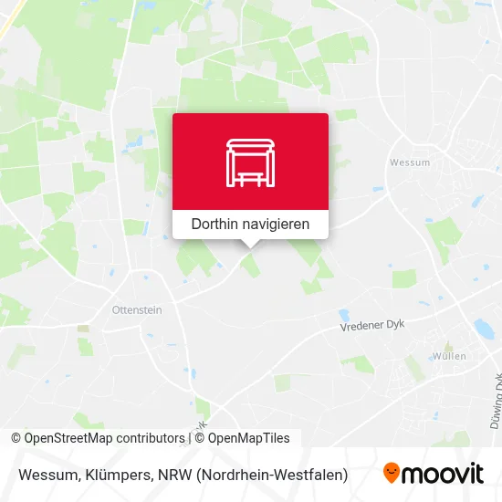 Wessum, Klümpers Karte