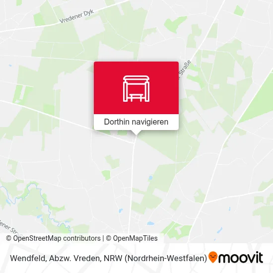 Wendfeld, Abzw. Vreden Karte