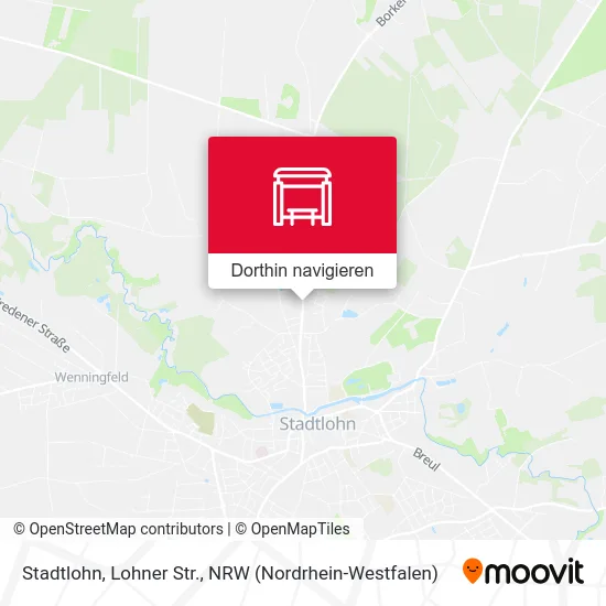 Stadtlohn, Lohner Str. Karte