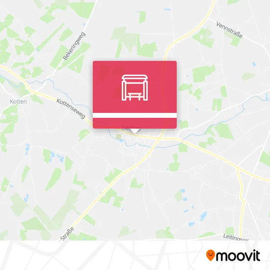 Oeding, Rathaus Karte