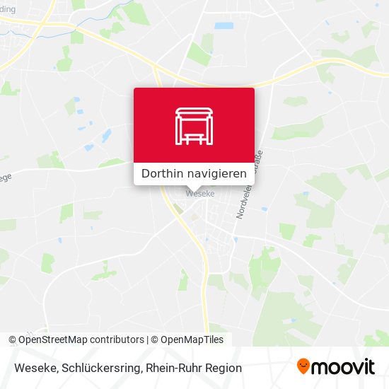 Weseke, Schlückersring Karte