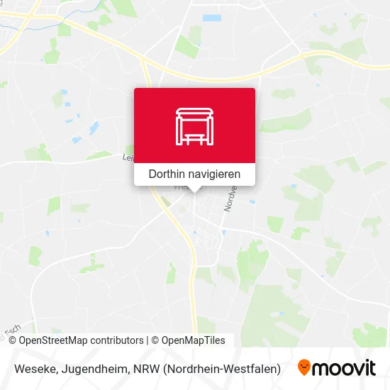 Weseke, Jugendheim Karte