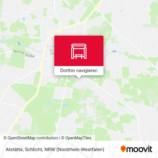 Alstätte, Schlicht Karte