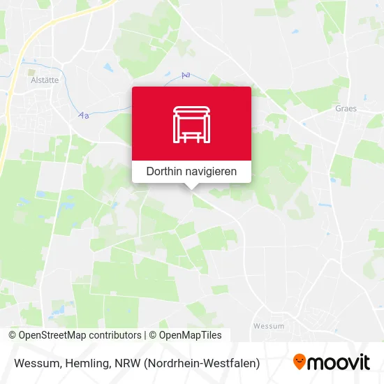 Wessum, Hemling Karte