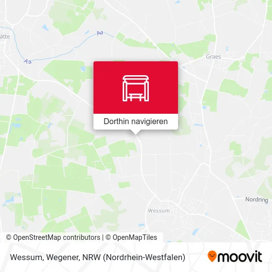 Wessum, Wegener Karte