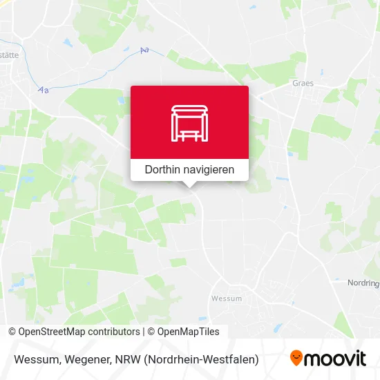 Wessum, Wegener Karte