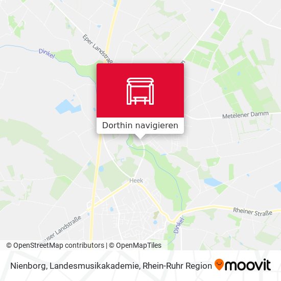 Nienborg, Landesmusikakademie Karte