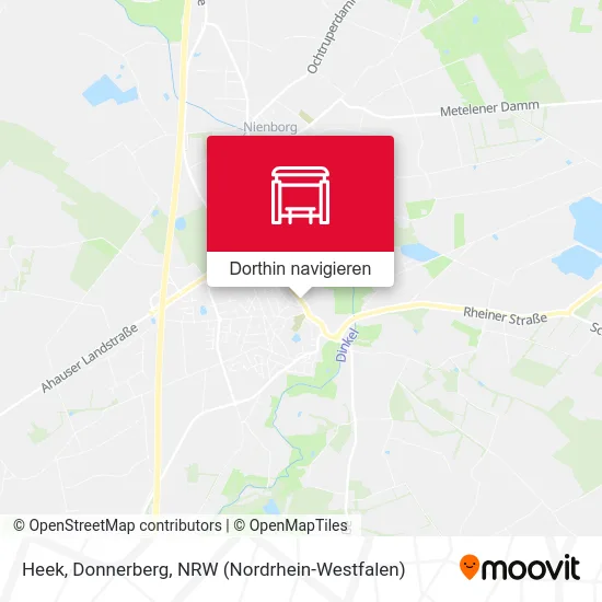 Heek, Donnerberg Karte