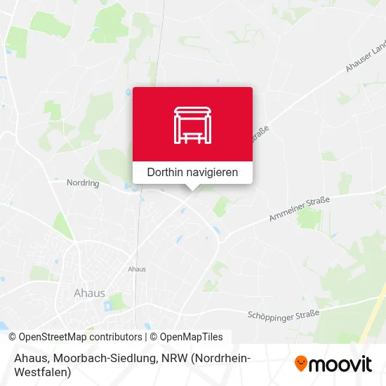 Ahaus, Moorbach-Siedlung Karte